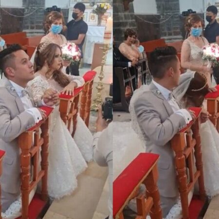 Novia no soporta la presión y sufre desmayo en plena boda [Video] – El Sol de Puebla