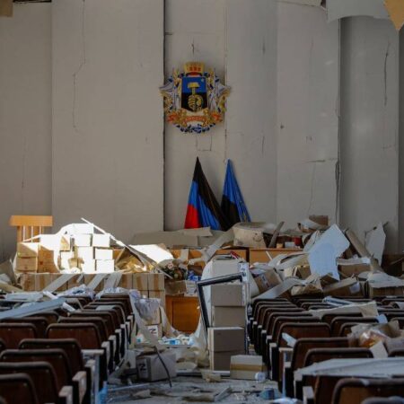 Ucrania destruye el ayuntamiento prorruso en Donetsk – El Sol de Puebla