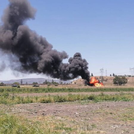 Personal de PEMEX realiza quema controlada en Texmelucan – El Sol de Puebla