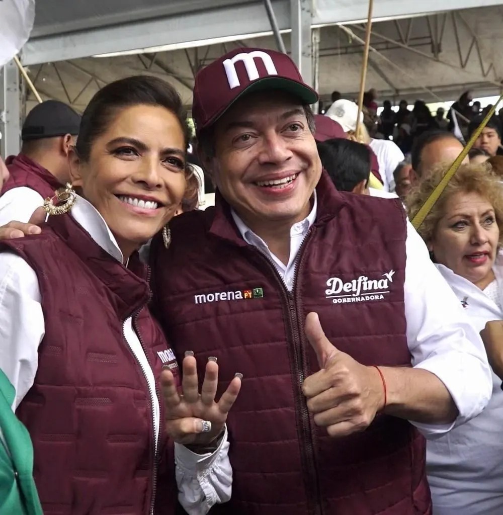 Olivia Salomon y Mario Delgado