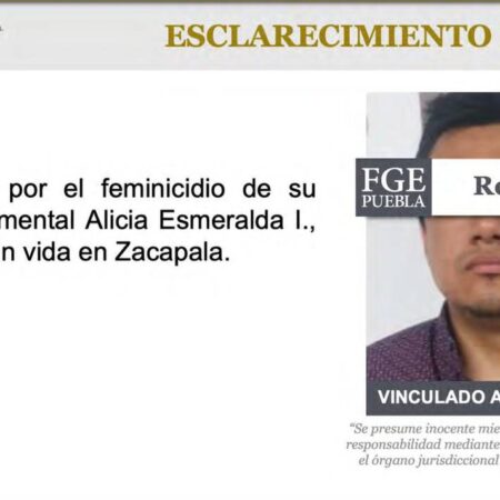 René ‘N’, acusado de matar a Alicia Esmeralda, es vinculado a proceso por feminicidio – El Sol de Puebla