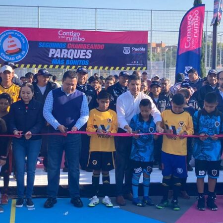 Inauguran cancha en unidad habitacional San Jorge – El Sol de Puebla