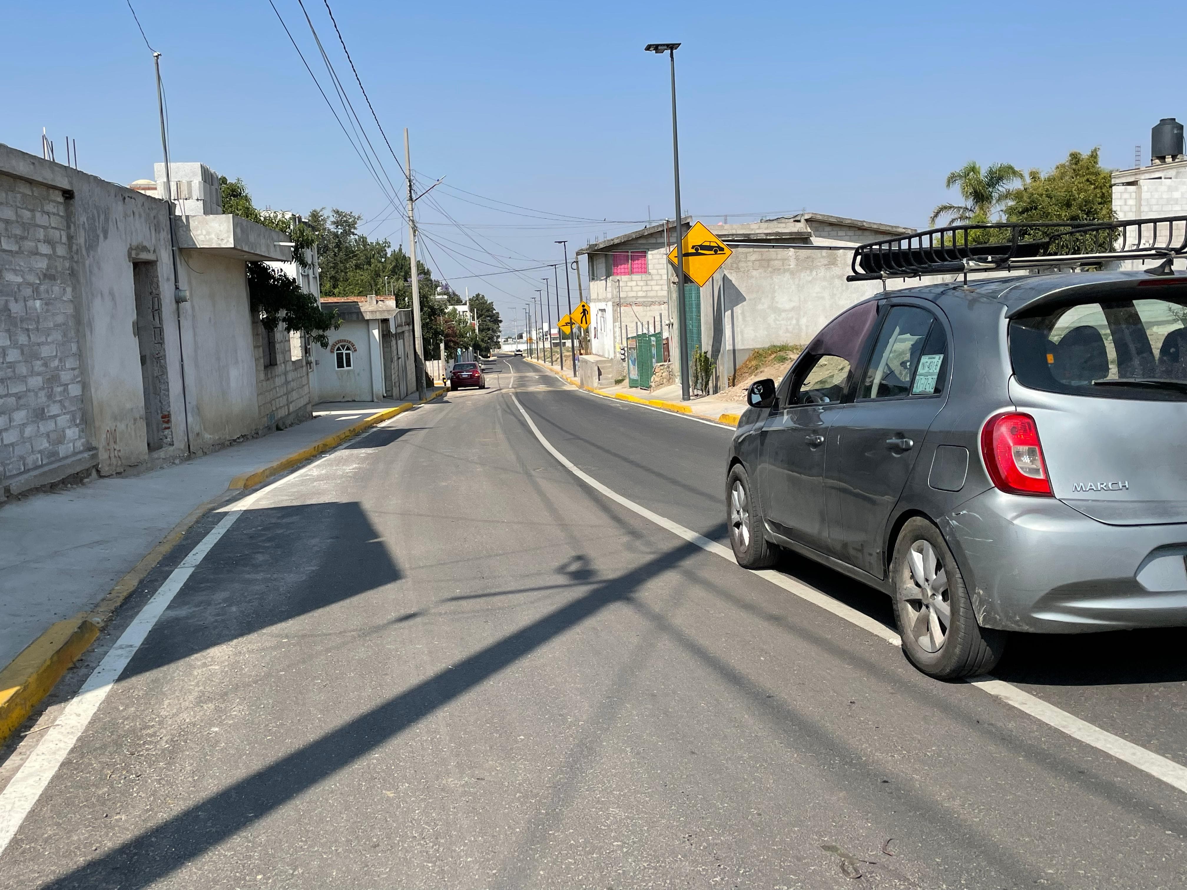 Pepe Chedraui y la calle modernizada en Canoa