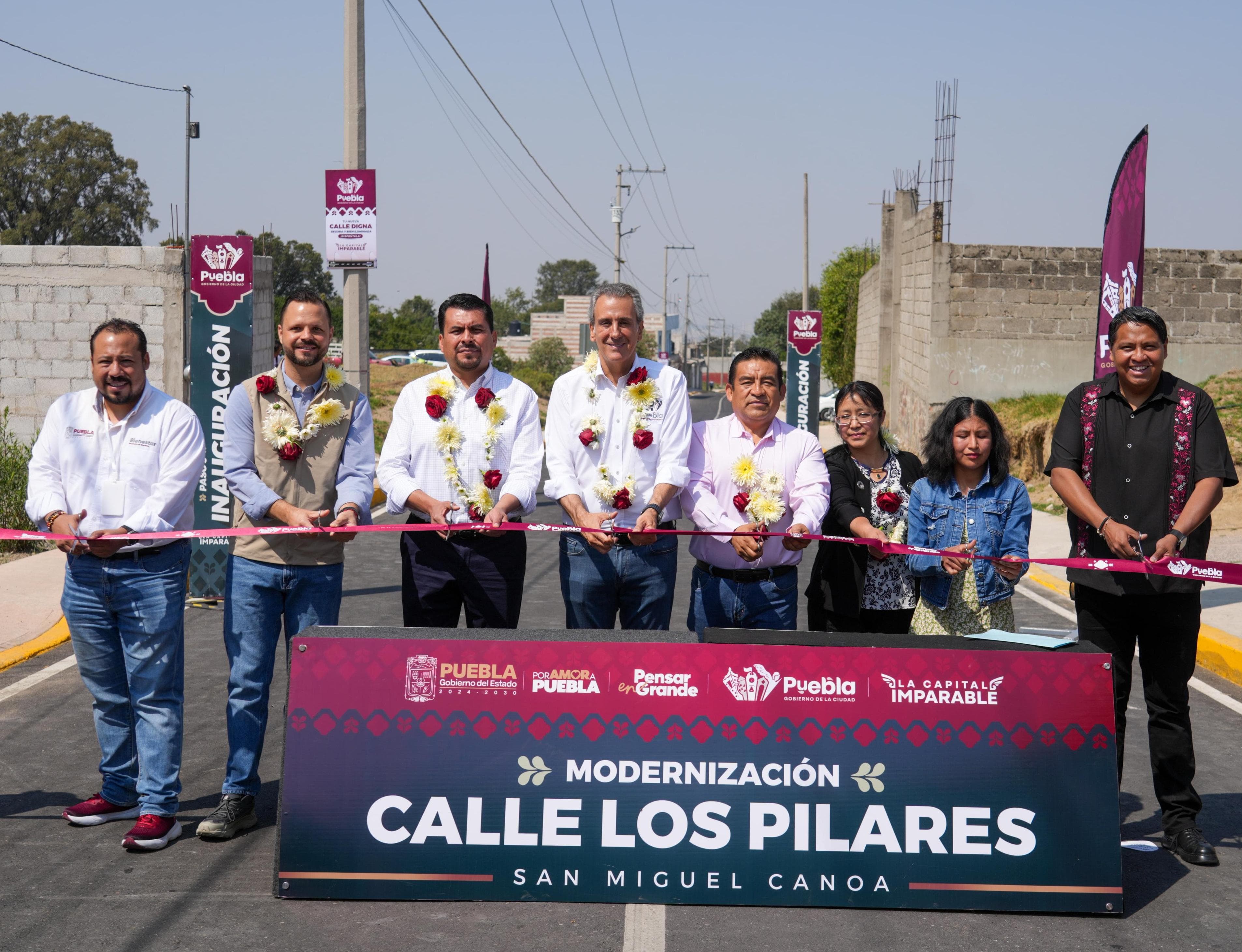 Pepe Chedraui moderniza calle