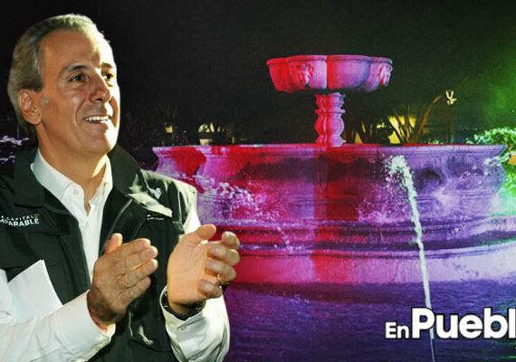 Pepe Chedraui inaugura rehabilitación de la fuente del Jardín El Carmen