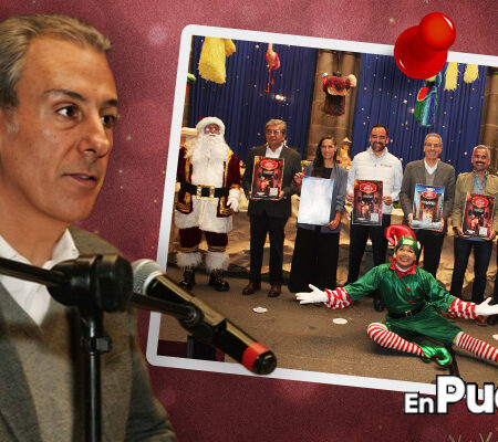 Pepe Chedraui presenta actividades de Vive la Navidad en Puebla 2025